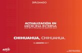 m interna chihuahua 2017 w - eacdiplomados.com · Prurgo por Insectos / Corticodermias Acné - psoriasis Melanoma Carcinomas Auxiliares de Diagnóstico en Oncología Síndromes para