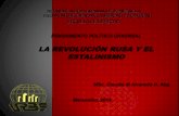 La revolución rusa y estalinismo · la revoluciÓn rusa y el estalinismo repÚblica bolivariana de venezuela facultad de ciencias jurÍdicas y polÍticas escuela de derecho pensamiento