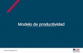 Modelo de productividad - ASESORIA VIRTUAL AXA … · citas, calidad de historias clínicas, evaluaciones permanentes a la infraestructura de las instituciones de salud y ... Modelo