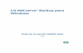 CA ARCserve® Backup para Windowsdocumentation.arcserve.com/.../PDF/AB_NDMP_NAS_W_ESN.pdf · Contenido 7 Contenido Capítulo 1: Introducción a la opción NDMP NAS de CA ARCserve