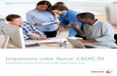 Impresora color Xerox C60/C70 · 2 Una solución flexible y económica desde el principio. Sus equipos de trabajo quieren la flexibilidad y el flujo de trabajo productivo de un dispositivo