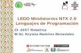 LEGO Mindstorms NTX 2.0 Lenguajes de Programación · Es un lenguaje simple, con sintaxis del lenguaje ensamblador. Se puede utilizar para el ladrillo NXT a partir de la nueva serie