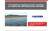 FORO DESARROLLO MINERO-METALÚRGICO … · Oportunidad de mercado para las materias primas minerales de España. ... marinos para comienzos de 2015. ... además de minerales industriales,