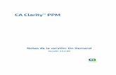 CA Clarity™ PPM Clarity PPM 13 2 00  On... · Contenido 5 Contenido Capítulo 1: Bienvenido a CA Clarity PPM 7 ¿De qué trata este documento ...
