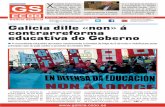 Galicia dille «non» á contrarreforma educativa do Goberno… · GaLicia SiNdicaL Número 40 - maio 2013 (1.ª quincena) 2 D un tempo para acá o presidente –e o Go-berno todo–