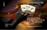 Orquesta Filarmónica de Buenos - Teatro Colón de mano - Abono... · Jean Sibelius: Concerto en Re menor Op. 47 (1904-1905) para violín y orquesta. Editor: Robert Lienau Musikverlag,