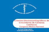 Presentación de PowerPoint - Inicio Electrocardiograficos... · •Indice de Sokolow-Lyon: •Onda R en V1 + onda S en V5 ó V6 > 11 mm. Indices Cardiacos de Crecimiento del VD.