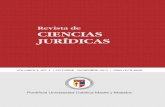 Revista de CIENCIAS JURÍDICAS - pucmm.edu.do · Dirección general Julio Miguel ... gran parte de los cuales están ... y acción penal pública a instancia privada, esta última