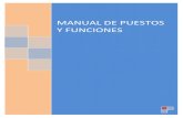 MANUAL DE PUESTOS Y FUNCIONES - MSS Objetivo General Elaborar un manual de funciones y manual de procedimientos de la municipalidad de Santiago Sacatepéquez, con el fin de representar