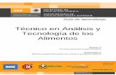 Técnico en Análisis y Tecnología de los Alimentoscecytebc.edu.mx/HD/archivos/guias_didacticas/... · 9 Realiza la determinación de acidez. 9 Realiza la determinación de pH. 9