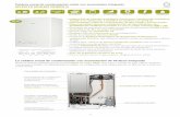 Caldera mural de condensación mixta con acumulador ... MYNUTE BOILER GREEN E.pdf · Pérdida de carga por instalación codo adicional 45º C / 90 ºC m 1,3 / 1,6 Longitud máxima