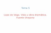 Tema 5 Lope de Vega. Vida y obra dramática.uom.uib.cat/digitalAssets/221/221988_gonzalez5.pdf · • 1598-1614: doble vida • Duque de Sesa • Jerónima Burgos (1607-08) 1. Lope