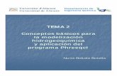 TEMA 2 Conceptos básicos para la modelización ... · 2 2. Conceptos básicos para la modelización hidrogeoquímica y aplicación del programa PhreeqcI 2.1. Solubilidad de minerales