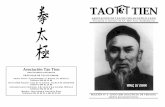 ASOCIACIÓN DE TAI CHI CHUAN ESTILO YANG … · El karate-do y su fundador Gichin Funakoshi 4 ... practicantes de Tai Chi Chuan que por algún motivo no pueda asistir a ... sobre