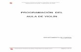 PROGRAMACIÓN DEL AULA DE VIOLÍNcpmangelbarja.centros.educa.jcyl.es/sitio/upload/...VIOLI_N__17-18.pdf · Curso 2017-2018 . Conservatorio Profesional de Música “Ángel Barja”