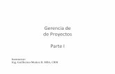 de Proyectos Parte I - gideca.net Administracion de Proyectos GIDE-2010... · fundamentos de la gestión de proyectos que son aplicables a un amplio rango de proyectos, incluyendo
