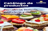 Catálogo de productos - llopartec.com · Mejorantes base DATA Mejorantes Pan Congelado. Mejorantes indicados para la elaboración de distintos tipos de panes mediante procesos de