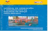 MANUAL DE OPERACIÓN - inia.cl · Manual de operación y mantención de equipos de riego presurizado 2 Autor: Leoncio Francisco Martínez Barrera Ingeniero Agrónomo Ph.D. Especialista