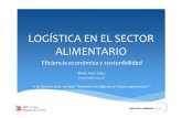 LOGÍSTICA EN EL SECTOR ALIMENTARIO - Mensa …mensacivica.com/.../uploads/2013/04/LOGISTICA-EN-EL... · desafios de la logistica en alimentacion => particularidades productos ecologicos: