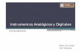 Instrumentos Analógicos y Digitales - ingmartinez132.comingmartinez132.com/Instrumentros_Analogicos_y_Digitales_2016.pdf · Convertidor Paralelo o instantáneo Consisten en una serie