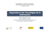 Seguridad en las Tecnologías de la Informacióndsa-research.org/lib/exe/...en_las_tecnologias_de_la_informacion.pdf · 2/43 Objetivos y Contenidos 1. Introducción a la Seguridad