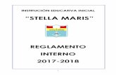“STELLA MARIS” 2018 SM... · 6 b. De la Institución Educativa (1) Del Funcionamiento La Institución Educativa Inicial “Stella Maris” atiende a 135 alumnos, desde los 6 meses