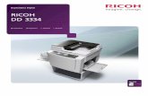 Duplicadora Digital RICOH DD 3334 · Ricoh® y el Logo Ricoh Logo son marcas registradas de Ricoh Company, Ltd. Todas las demás marcas son propiedad de sus respectivos dueños. ©2015