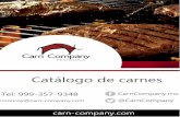 GOURMET - Carn Company - Homecarn-company.com/catalogo_carn_company_gourmet.pdf · Producto Arrachera 100% carne de avestruz Presentación paq. Individual Master 20 piezas x caja