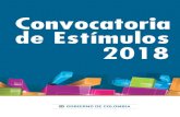 2018Convocatoria de Estímulos de Estímulos … · Berklee Latino Estudios Audiovisión Fundación Salvi Federación de Sociedades Musicales de la Comunidad Valenciana -FSMCV-Culturarts