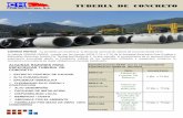 TUBERIA DE CONCRETO - conhsapayhsa.comconhsapayhsa.com/new/wp-content/files/Bro-Tuberia... · caracteristicas fisicas de la tuberiade concreto sin refuerzo -astm c-14 tipo diametro