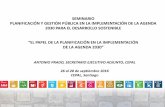 SEMINARIO PLANIFICACIÓN Y GESTIÓN PÚBLICA … · bolivia (estado plurinacional) visiÓn para el 2025 (camino hacia el vivir bien) agenda patriÓtica 2025 5. brasil visión 2050