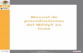 Manual de procedimientos del MEVyT en líneaguanajuato.inea.gob.mx/soporte/manuales... · DepArtAmento De proyectoS eDucAtivoS con AprovechAmiento De lAS tic Manual de procedimientos