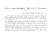 Cinco cartas inéditas de Guillermo de Humboldt · A D. José María de Murga y Arana, ... libro humboldtiano, me comunicaba que poseía en su archivo fami-liar cuatro cartas inéditas