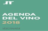 AF AGENDA VINO 2018 - utielrequena.org · Bodega Redonda, taller de aromas y nociones básicas de cata. Grupos de más de seis personas Introducción a la cultura del vino y catas