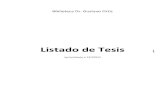 Listado de Tesis 1 - Universidad Católica de Córdoba Tesis Biblioteca... · Pedagogía personalista. Aporte a la educación de jóvenes y adultos. ... La idea de universidad. ...