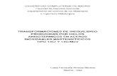 TRANSFORMACIONES DE INEQUILIBRIO …digital.csic.es/bitstream/10261/110786/1/Tesis LFAlvarez Moreno.pdf · En estos aceros aleados, la transformación anisotérmica de la austenita