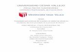 UNIVERSIDAD CÉSAR VALLEJO · de hábitos de estudio CASM-85 revisión 2014 elaborado por el Dr. Luis Alberto Vicuña Peri el cual comprende de cinco dimensiones las cuales son: ...