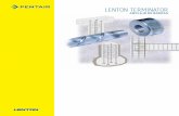 LENTON TERMINATOR - Pentair Electrical & … de Desarrollo de Tensión en Barras de Refuerzo sin Tratamiento (ACI) Notas: 1. Los valores en la tabla son relativos a una resistencia