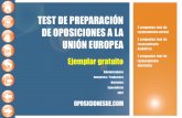TEST DE PREPARACIÓN DE OPOSICIONES A LA …oposicionesue.com/wp-content/uploads/2014/03/ejemplos-test... · 1.¿En qué sector se produjo proporcionalmente un mayor aumento de la