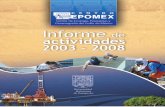 Informe de actividades Centro EPOMEX 2003 - 2008 ...etzna.uacam.mx/epomex/pdf/informeweb.pdf · el pilar de soporte a nuestro posgrado y la ... sustentable de sistemas animales de