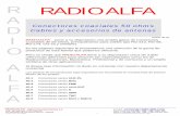 RADIO ALFA A - Manual para Radialistas Analfatécnicos · R A D I O A L F A RADIO ALFA radiocomunicaciones s.l. e-mail: correo@.radio-alfa.com Avda. del Moncayo nº 20, nave 16 Tfno: