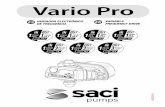 Vario Pro - BOMBAS SACIsacipumps.com/IMAGES_6/vario-pro-manu.pdf · 5 Generalidades: VARIO PRO es un regulador de velocidad con alimentación monofásica para motores eléctricos