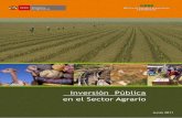 Inversión Pública en el Sector Agrario - siea.minag.gob.pesiea.minag.gob.pe/.../2011-JUN-INVERSION-PUBLICA... · consolidado del presupuesto para la ejecucion de proyectos de inversion