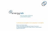 La eficiencia energética en la empresa: conceptossie.fer.es/recursos/richImg/doc/17304/1_ Pedro Gomez.pdf · Fuente: “Manual de ahorro y eficiencia energética en el sector hortofrutícola”,