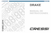 MANUAL DE INSTRUCCIONES - cressi.com · cressi.com Cressi se congratula con ustedes por la compra del ordenador-reloj de buceo Drake, un instrumento sofisticado y completo, realizado