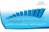 Cribado del cáncer de colon en España ¿es coste … DEL CÁNCER DE COLON EN ESPAÑA: ¿ES COSTE-EFICAZ? 7 En la primera mesa participaron Josep María Bo-rràs, coordinador de la