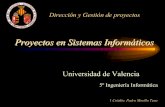 Proyectos en Sistemas Informáticos - informatica.uv.esinformatica.uv.es/iiguia/2000/IPI/material/1_IntrodGest.pdf · The politics of Project. 9 Tipos de proyectos • Proyecto Clásico.