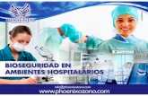 phoenixozono.comphoenixozono.com/assets/bioseguridad_hospitales.pdf · Para Clínicas y Hospitales..! Totalmente ... los químicos tradicionales como a IOS ... En los quirófanos