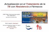 Actualizaci ón en el Tratamiento de la TB con Resistencia ... · Bases Bacteriológicas del Tratamiento de la TB 1. Asociación de Fármacos La Asociación de Fármacos previene