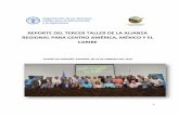 REPORTE DEL TERCER TALLER DE LA ALIANZA … · CIA-UCC Centro de Investigaciones Agronómicas de la Universidad de Costa Rica. ... El Tercer Taller de la Alianza Regional por el Suelo